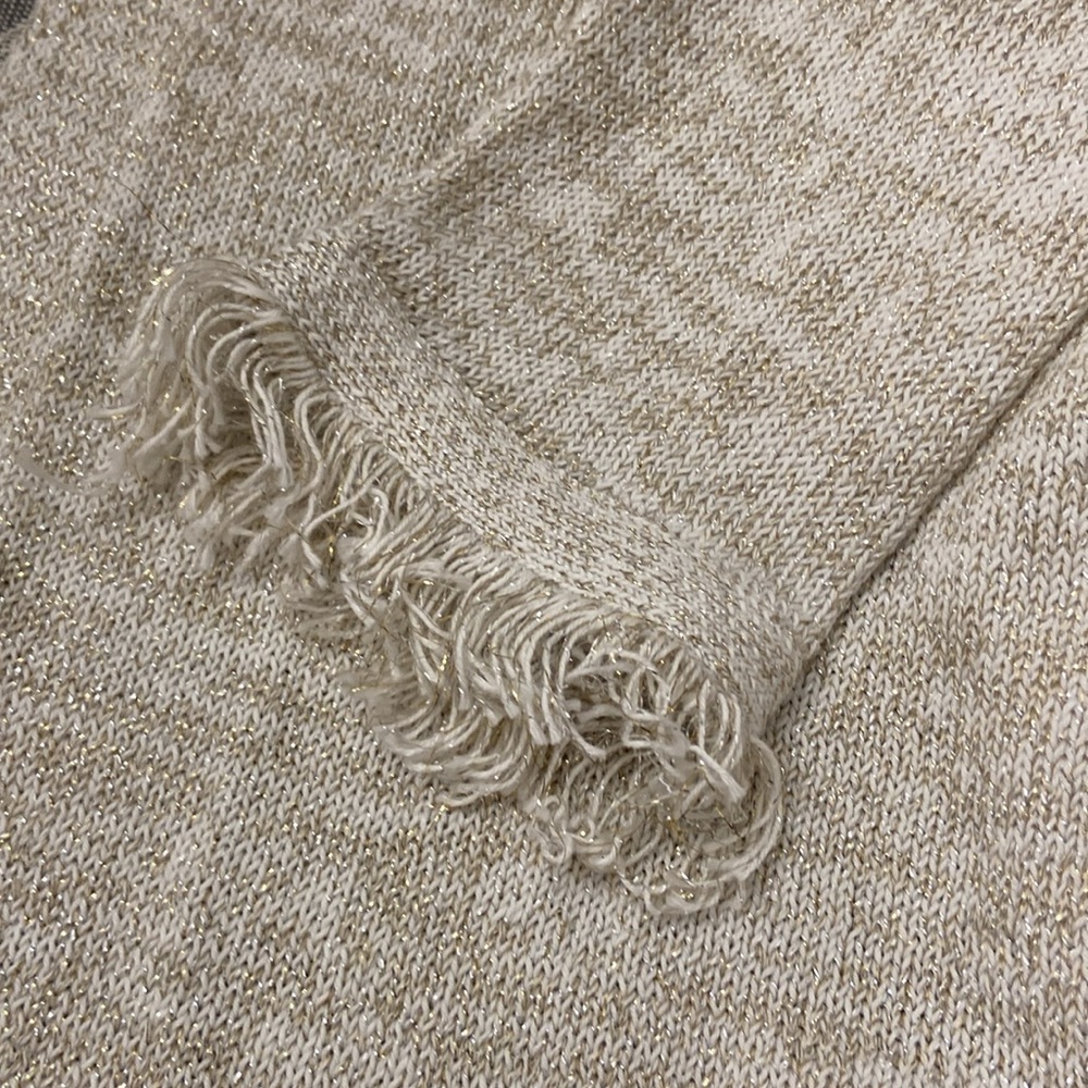 NWOT Ann Taylor Shimmer Fringe Cardigan, Size XS - Picture 4 of 6